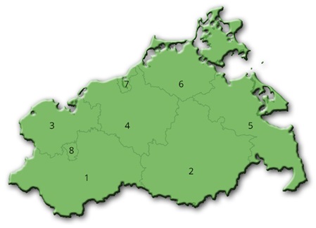 Mecklenburg Vorpommerns Landkreise